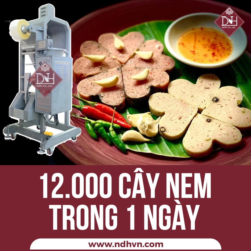 Máy định lượng và đóng gói đa năng Nem – Chả